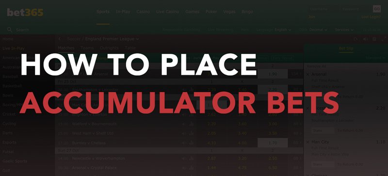 Tips for applying the Accumulator Bets strategy