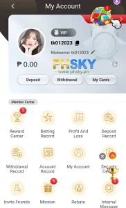 Step 1: select "Withdraw".